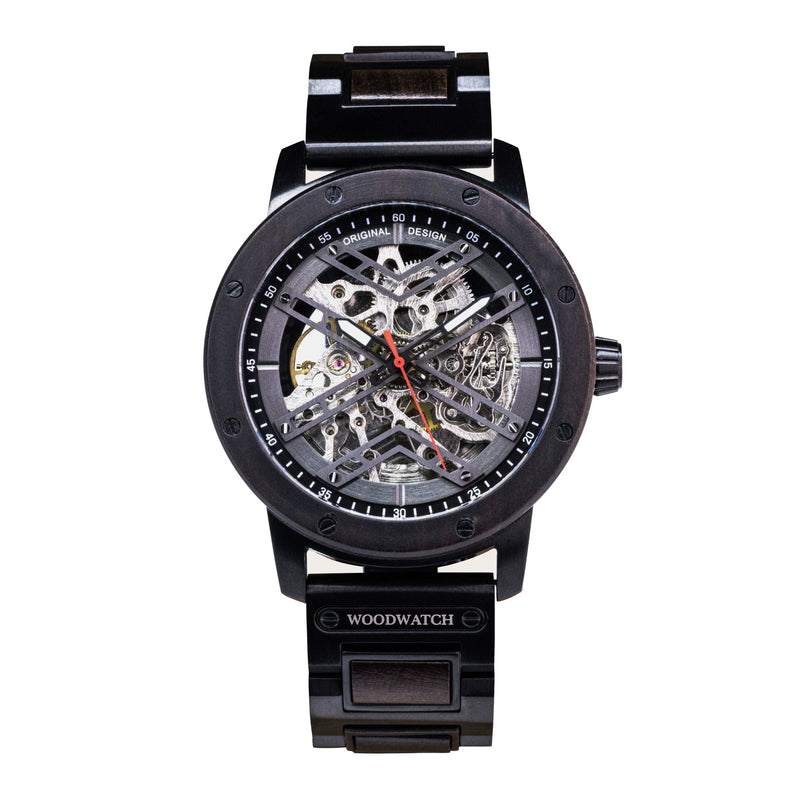 WOODWATCH MEN'S HEROIC DARK SOIL AUTOMATIC WATCH