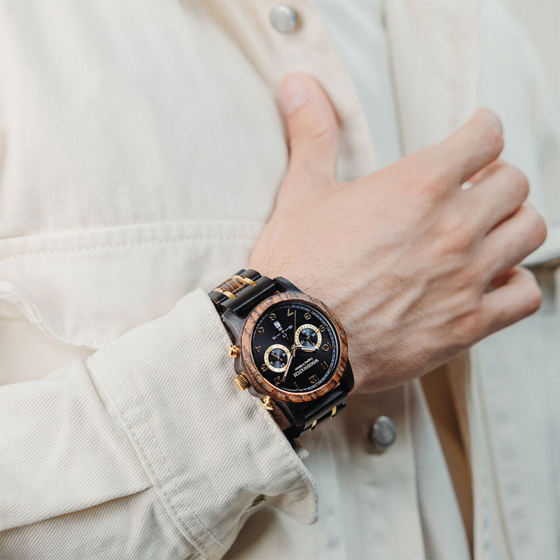 WOODWATCH MEN'S LEGACY X CITY QUARTZ WATCH