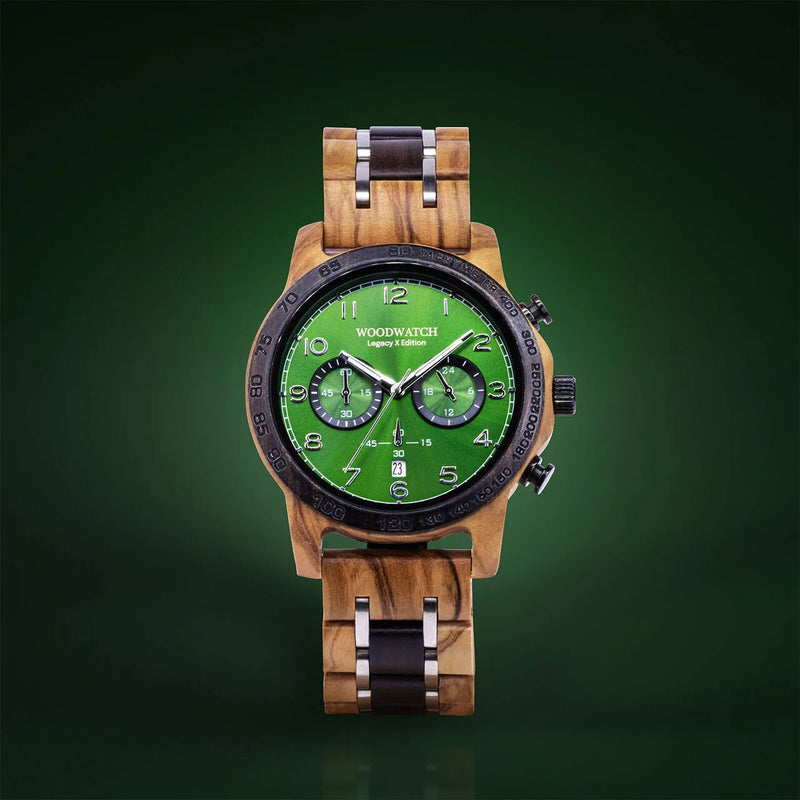 WOODWATCH MEN'S LEGACY X FOREST QUARTZ WATCH