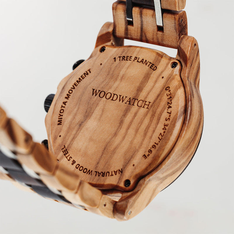 WOODWATCH MEN'S LEGACY X FOREST QUARTZ WATCH