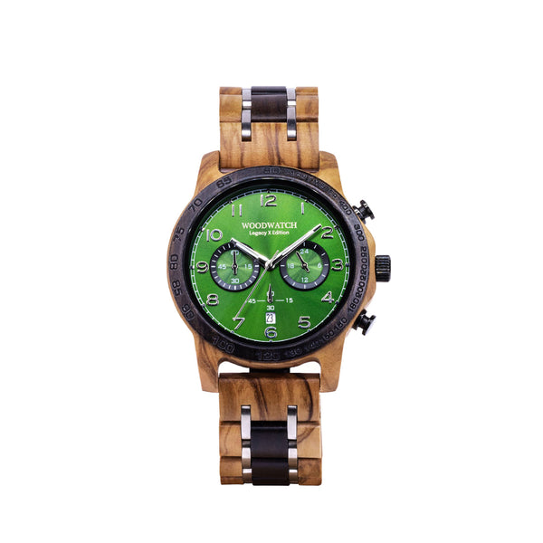 WOODWATCH MEN'S LEGACY X FOREST QUARTZ WATCH