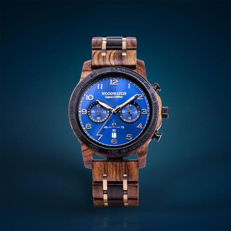 WOODWATCH MEN'S LEGACY X OCEAN QUARTZ WATCH