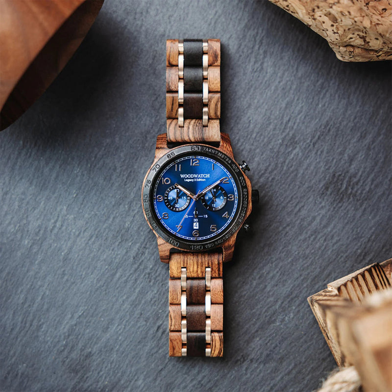 WOODWATCH MEN'S LEGACY X OCEAN QUARTZ WATCH