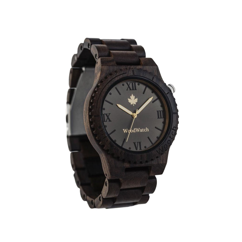 WOODWATCH MEN'S ORIGINALS WOOTCH BLACK SANDAL QUARTZ WATCH