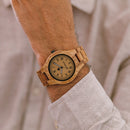 WOODWATCH MEN'S ORIGINALS OAKLEE SANDAL QUARTZ WATCH