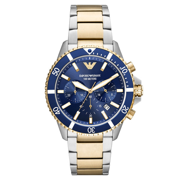 EMPORIO ARMANI ANALOG WATCH 0 JWL GP METAL BRCLT