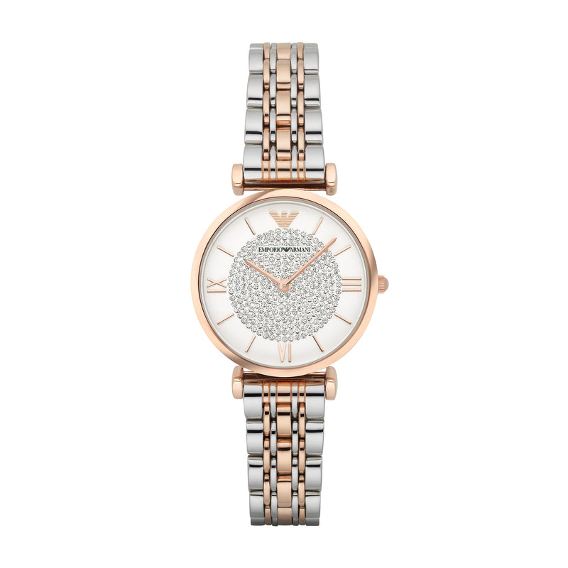 EMPORIO ARMANI Women's Gianni T-Bar Fashion Quartz Watch