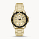 Armani Exchange Men's Three-Hand Gold-Tone Stainless Steel Watch