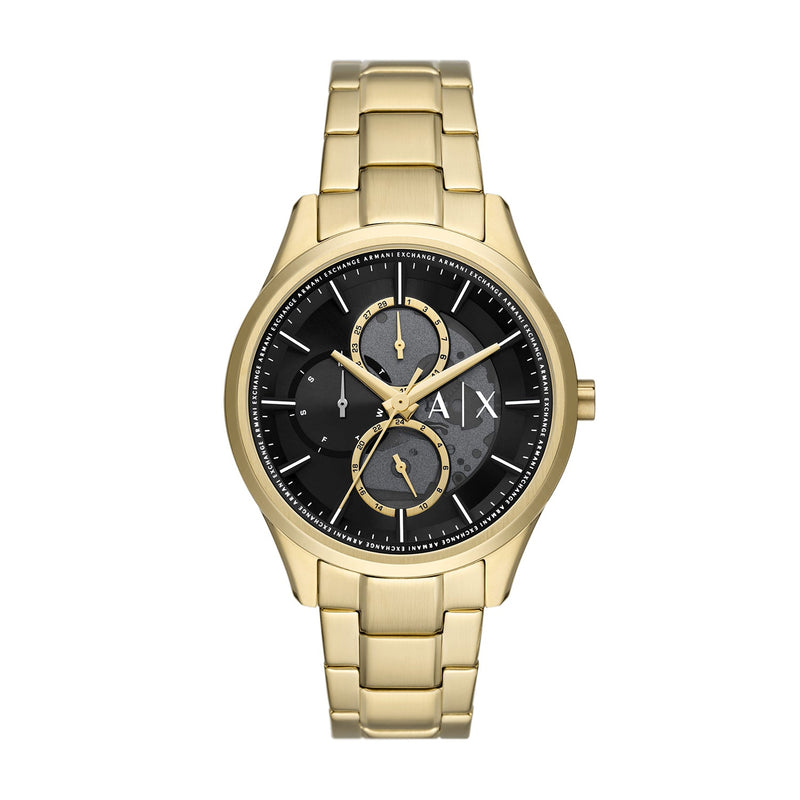 Armani Exchange Multifunction Gold-Tone Stainless Steel Watch