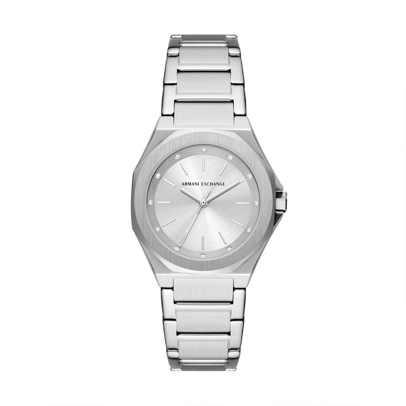 Armani Exchange Women's Three-Hand Stainless Steel Watch