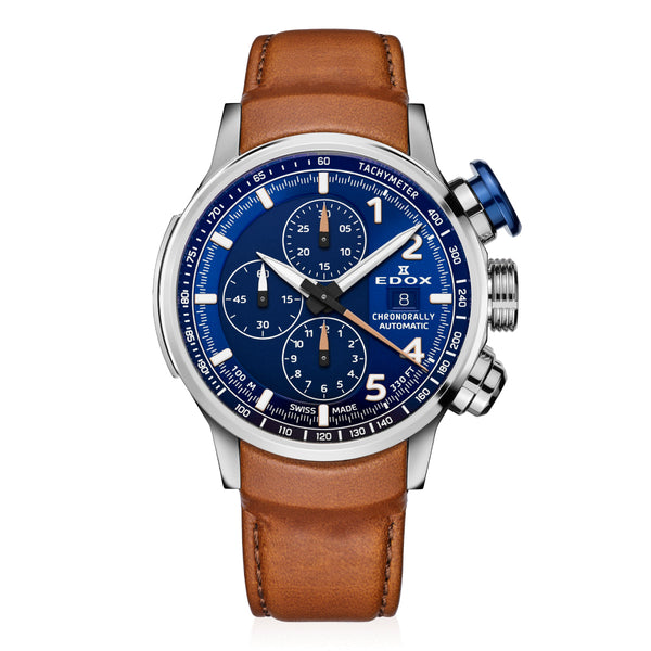 EDOX Men's Chronorally Automatic Chronograph Watch