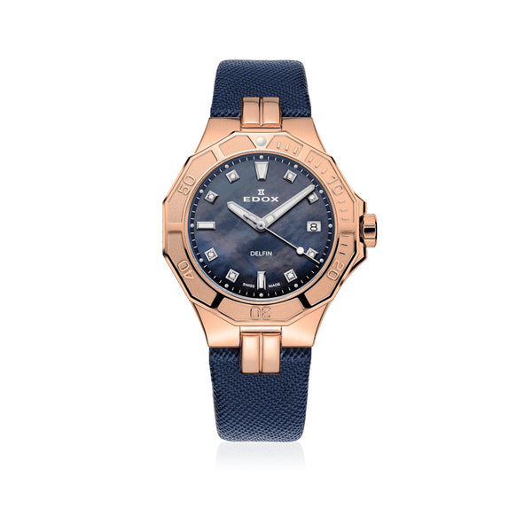 EDOX Women's Delfin Diver Quartz Watch