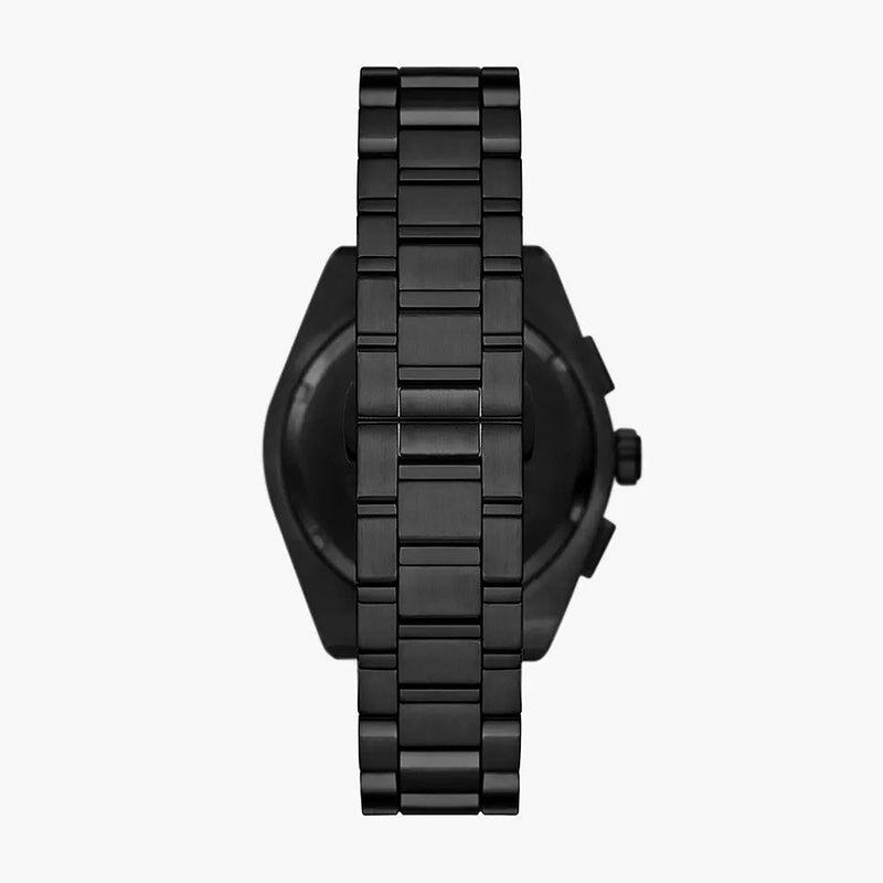 Emporio Armani Federico Black Stainless Steel Men's Watch