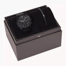 Emporio Armani Paolo Black Stainless Steel Set Men's Watch