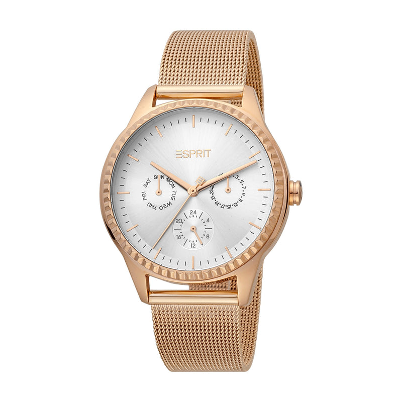 Esprit Women's Multi Function Fashion Quartz Analog Rose Gold Watch