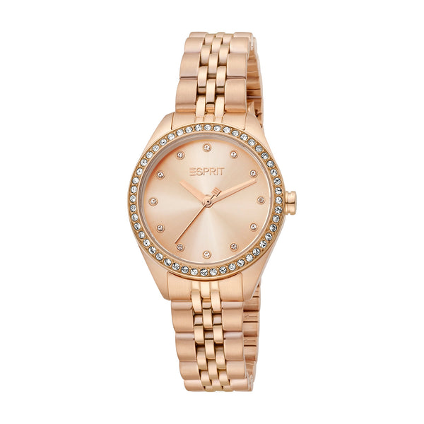 Esprit Women's 2 Hands Fashion Quartz Analog Rose Gold Watch