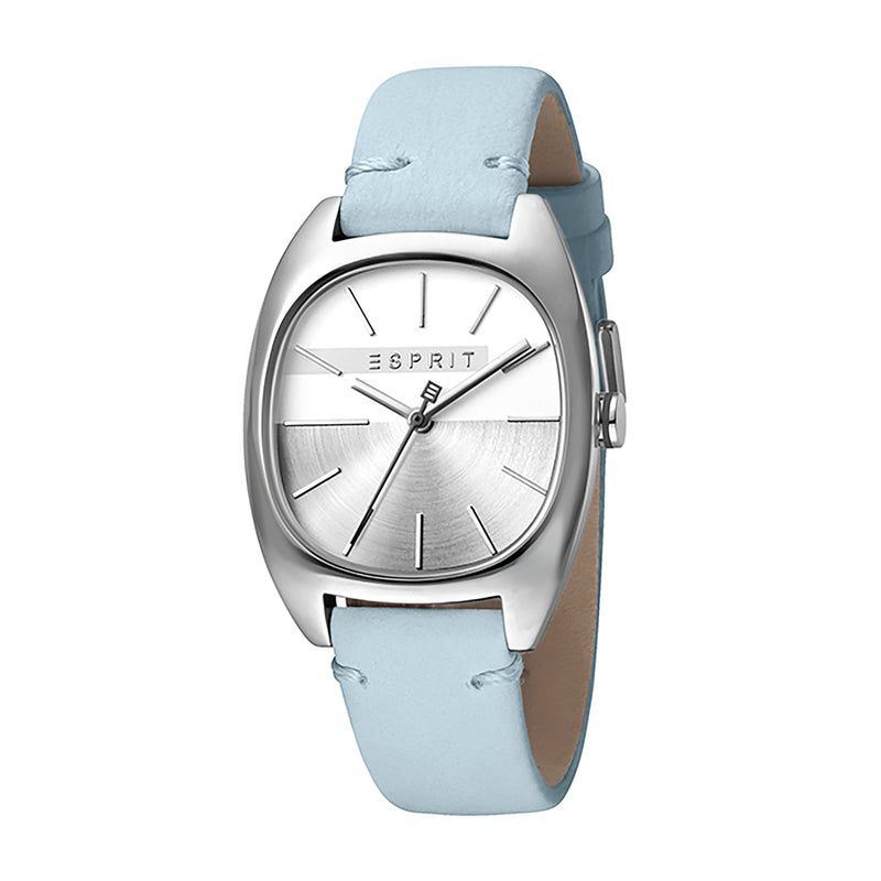 Esprit Women's Infinity Fashion Quartz Light Blue Leather Strap