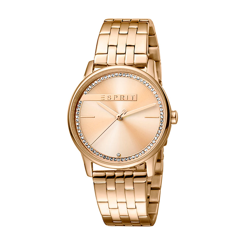 Esprit Women's Rock Fashion Quartz Rose Gold Watch