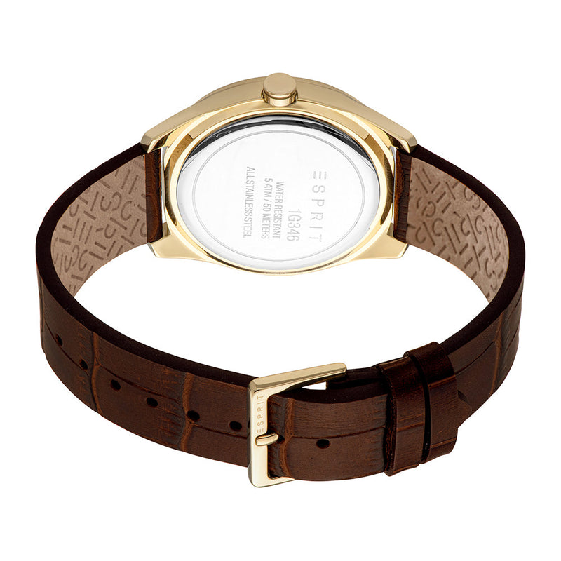 Esprit Men's Fashion Quartz Brown Watch