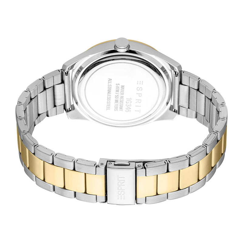 Esprit Men's Fashion Quartz Two Tone Silver and Gold Watch