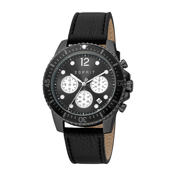 Esprit Men's Hudson Chrono Fashion Quartz Black Watch