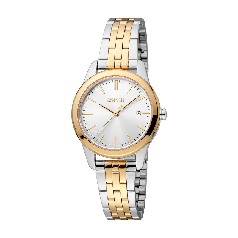 Esprit Women's Wind Fashion Quartz Two Tone Silver and Gold Watch