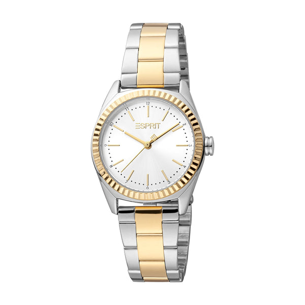 Esprit Women's Charlie Fashion Quartz Two Tone Silver and Gold Watch