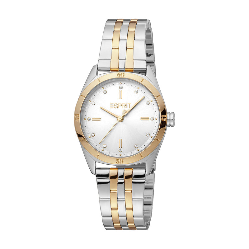 Esprit Women's Olivia Fashion Quartz Two Tone Silver and Gold Watch