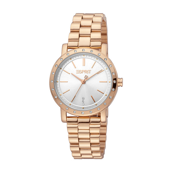 Esprit Women's Luna Fashion Quartz Rose Gold Watch