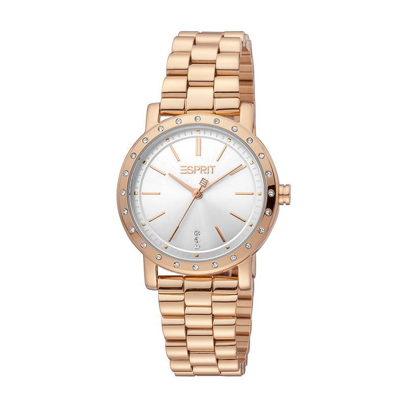 Esprit Women's Luna Fashion Quartz Rose Gold Watch