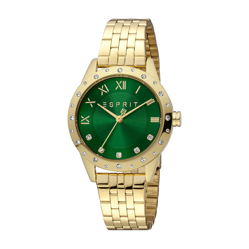 Esprit Women's Fashion Quartz Dark Green Dial Watch