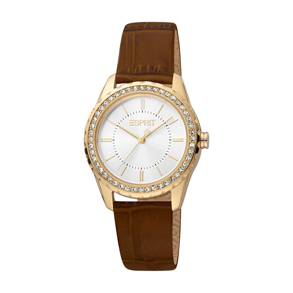 Esprit Women's Skyler Glam Fashion Quartz Brown Watch