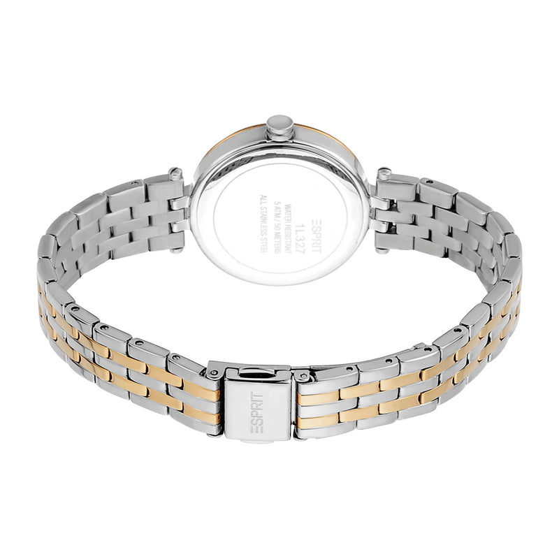 Esprit Women's Elena Fashion Quartz Two Tone Silver and Gold Watch