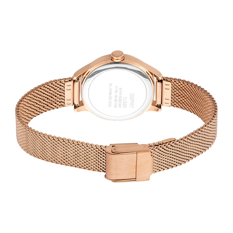 Esprit Women's Loveme Fashion Quartz Rose Gold Watch