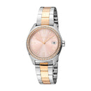 Esprit Women's Fashion Quartz Two Tone Silver & Rose Gold Watch