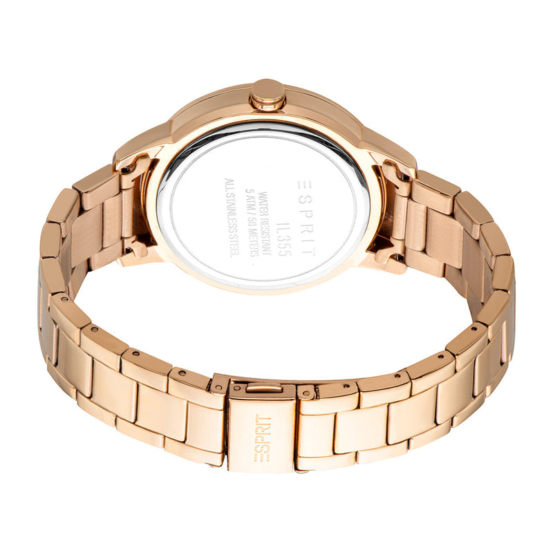 Esprit Women's Fashion Quartz Rose Gold Ladies Watch