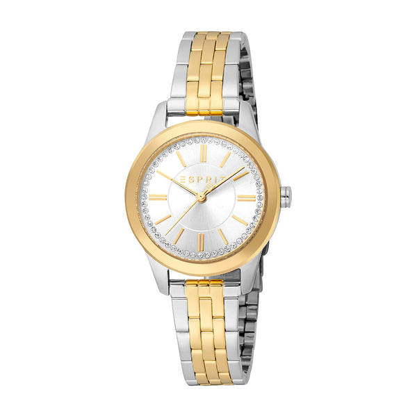 Esprit Women's Fashion Quartz Two Tone Silver and Gold Watch