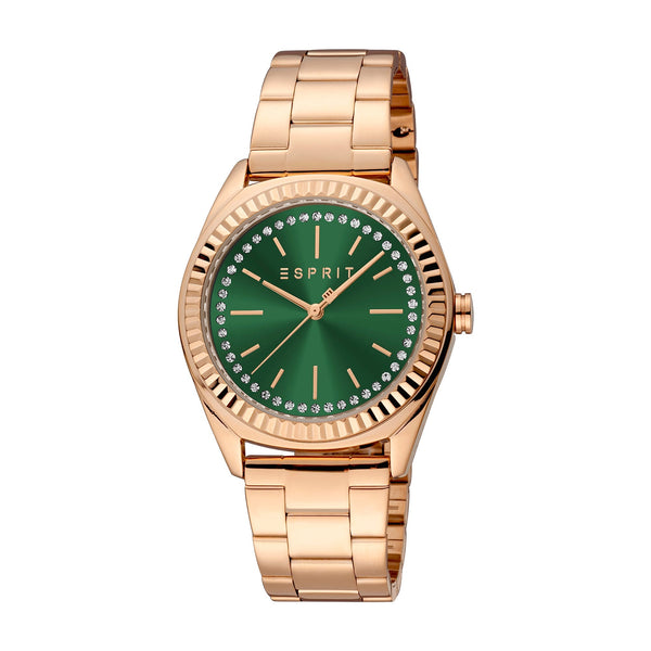 Esprit Women's Fashion Quartz Dark Green Dial Watch