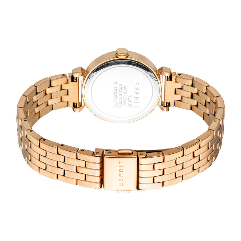 Esprit Rose Gold Watch Women Fashion Quartz