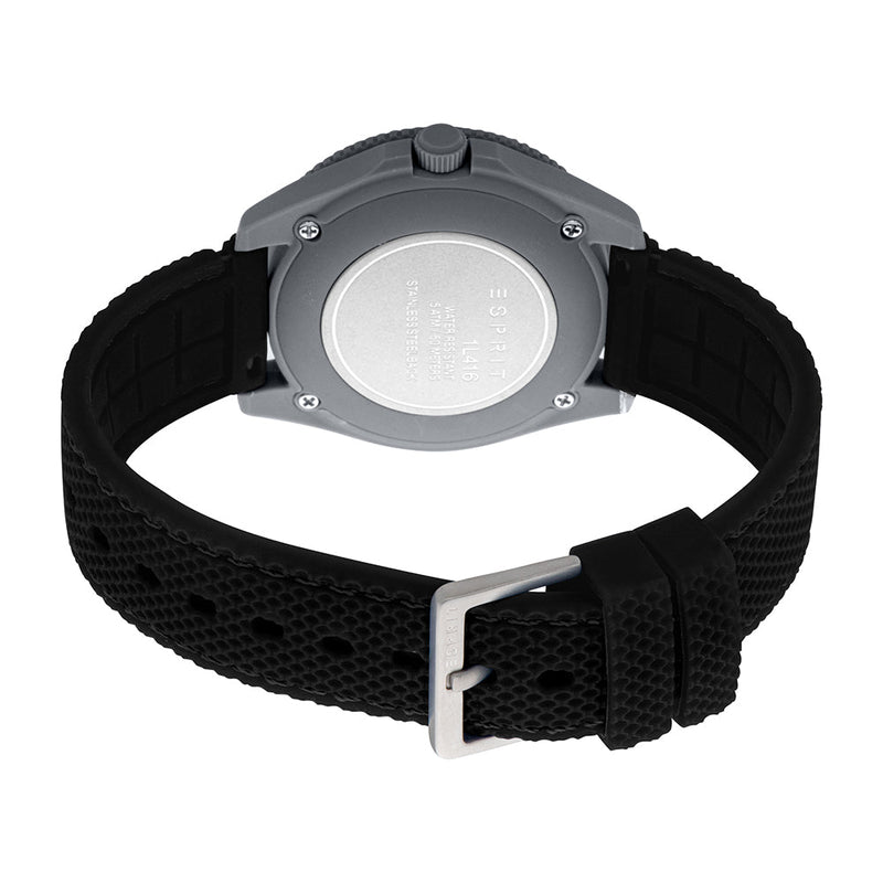 Esprit Unisex Fashion Eco-Ceramic Quartz Black Watch