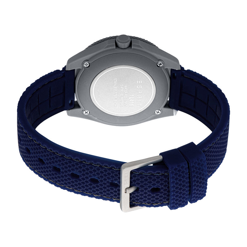 Esprit Unisex Fashion Eco-Ceramic Quartz Dark Blue Watch