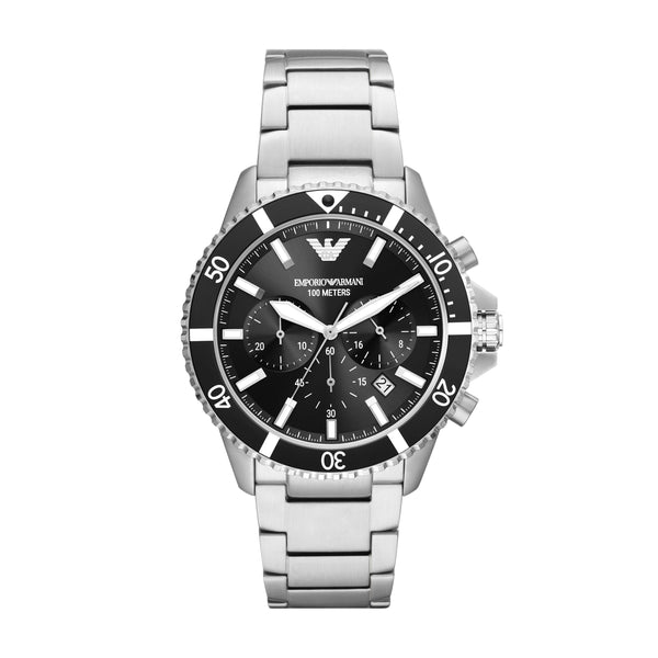 EMPORIO ARMANI ANALOG WATCH 0 JWL SS METAL BRCLT - AR11360