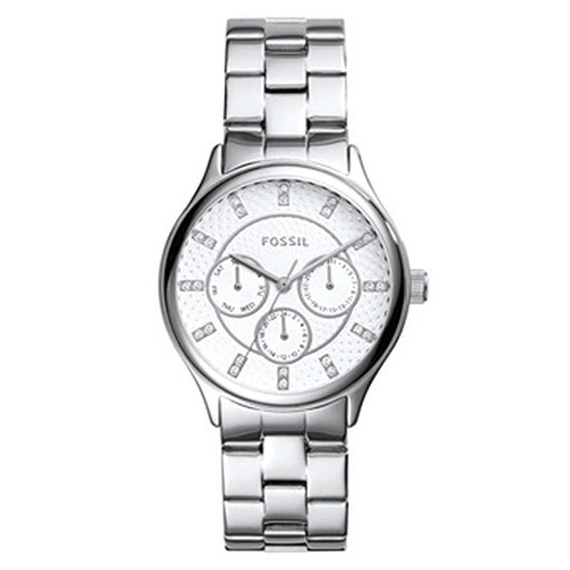 Fossil Analog Women's Watch Stainless Steel Metal Bracelet - BQ1560