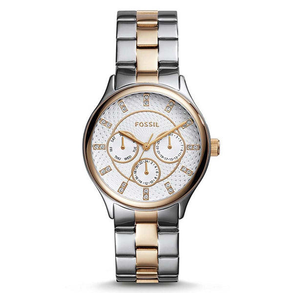 Fossil Analog Women's Watch Gold Plated Metal Bracelet - BQ1564