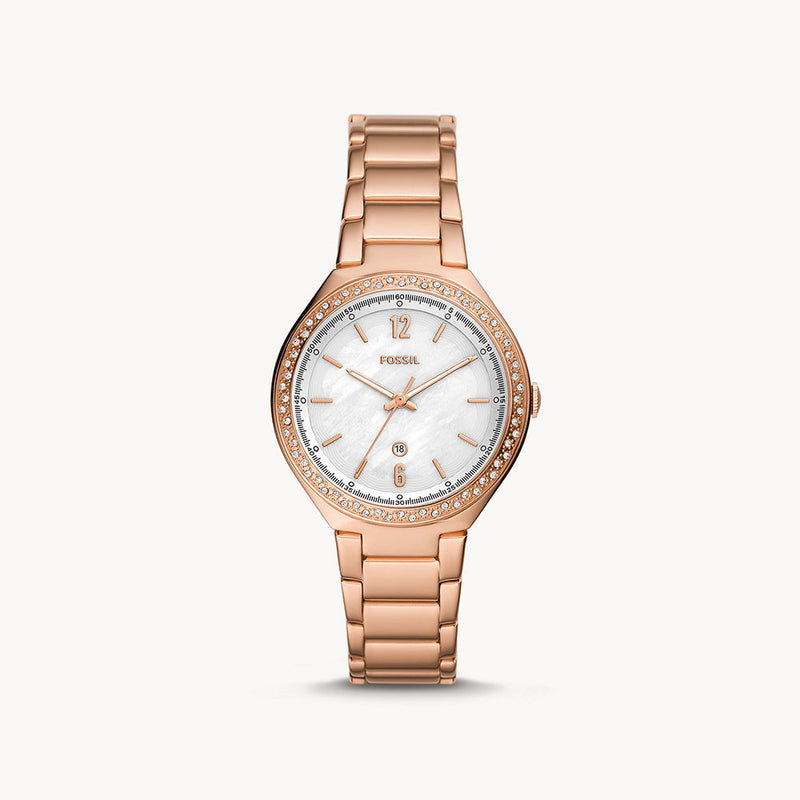 Fossil Ashtyn Rose Gold Stainless Steel Women's Watch - BQ3841