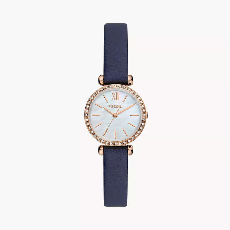 Fossil Tillie Mini Women's Blue Pro-Planet Leather Watch