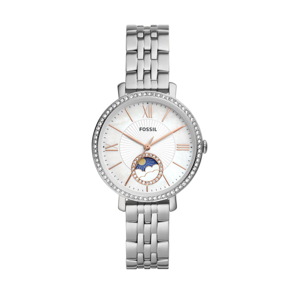 Fossil Jacqueline Sun Moon Multifunction Stainless Steel Women's Watch - ES5164