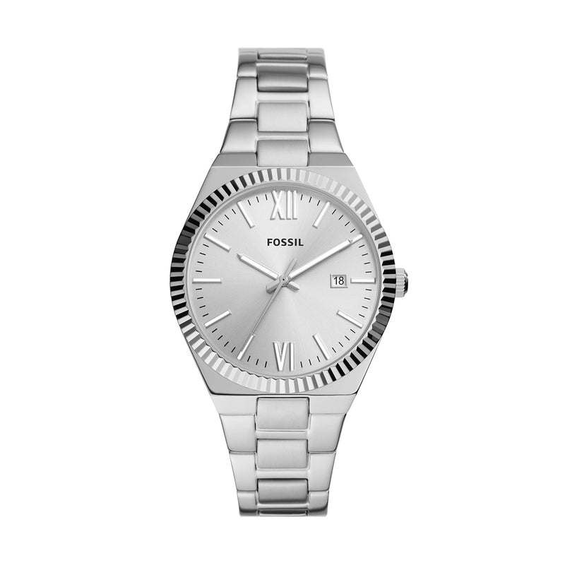 Fossil Scarlette Three-Hand Date Stainless Steel Watch