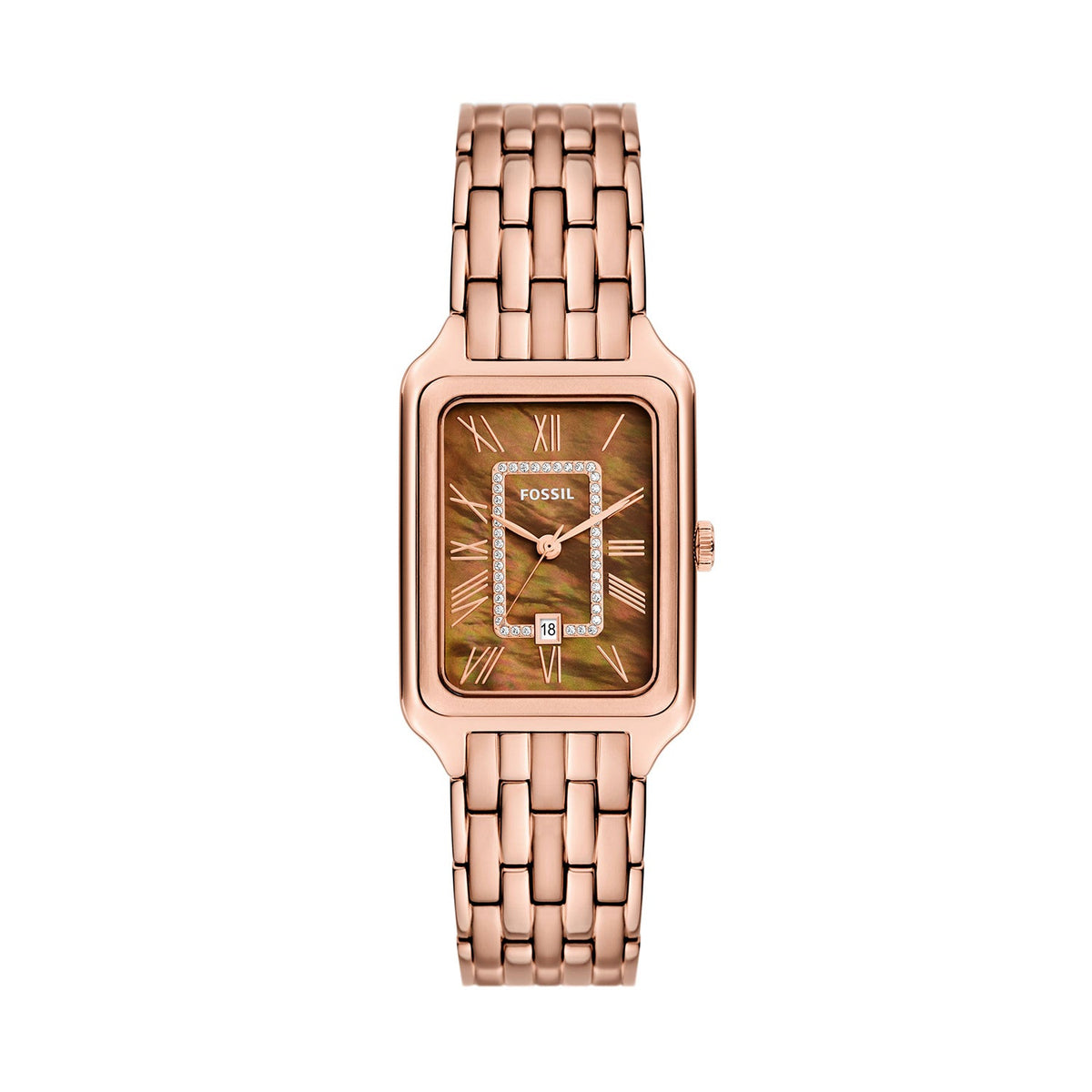 Fossil Ashtyn drie-wijzer datum goud-tone roestvrij stalen horloge - BQ3842, Goud, Modern Fossil Ashtyn drie-wijzer datum goud-tone roestvrij stalen horloge - BQ3842, Goud, Modern