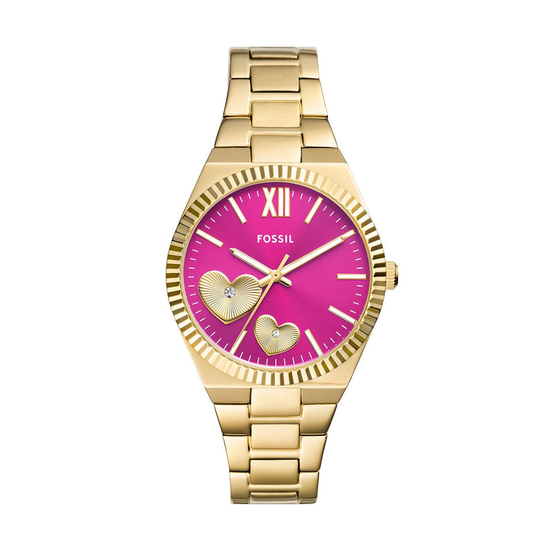 Fossil Scarlette Gold Stainless Steel Women's Watch